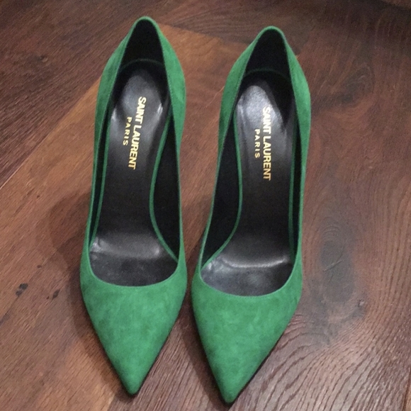 Saint Laurent YSL | suede stiletto pump - Picture 3 of 13